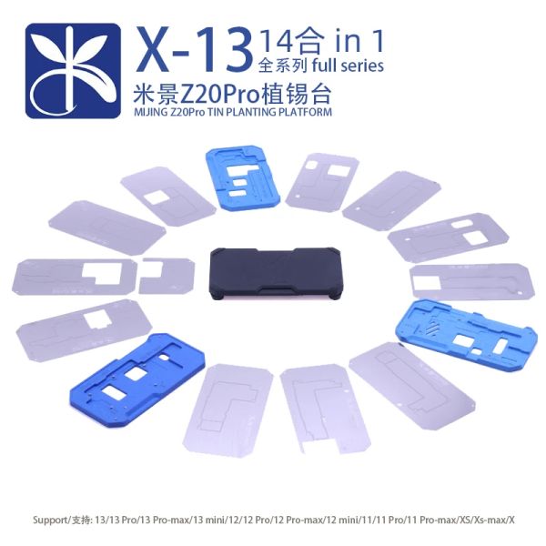 Mijing Z20 Pro Middle Frame Reballing Set iPhone X - iPhone 15